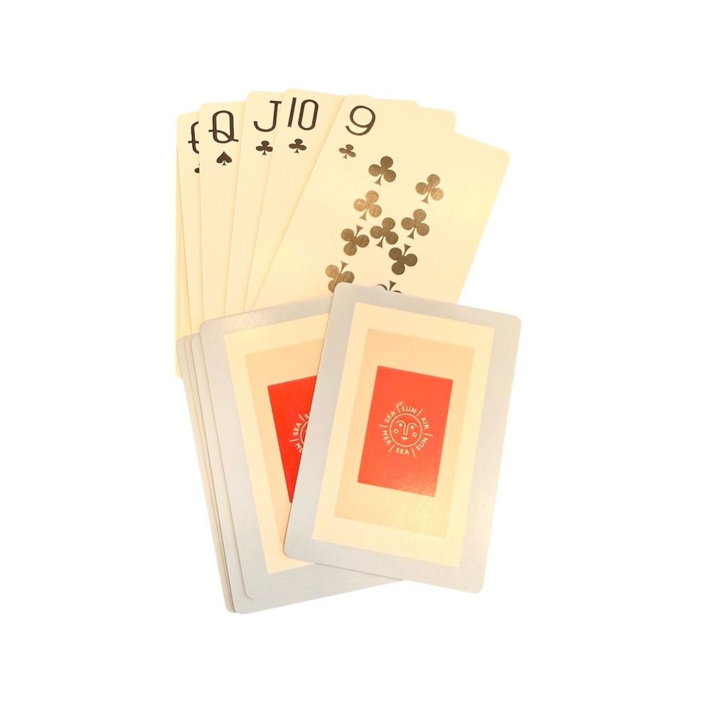 Mer-Sea Playing Cards in Blue Neoprene Case Deck of Playing Cards